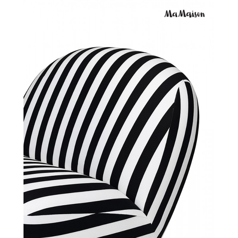 Mamaison Fotel Obrotowy Azure Biały /     Czarny