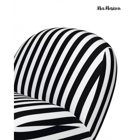 Mamaison Fotel Obrotowy Azure Biały /     Czarny