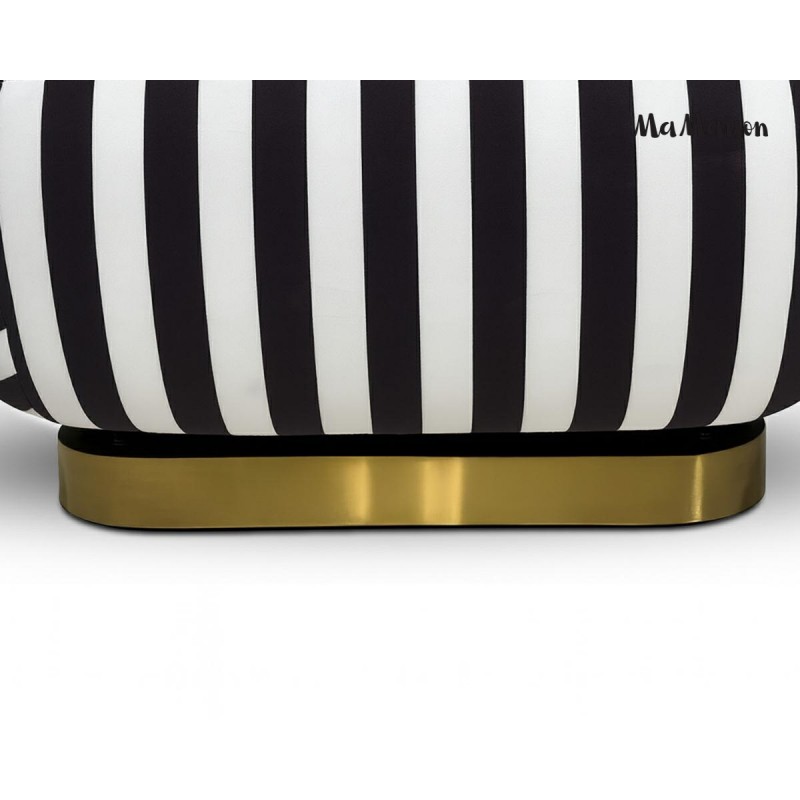 Mamaison Fotel Obrotowy Azure Biały /     Czarny