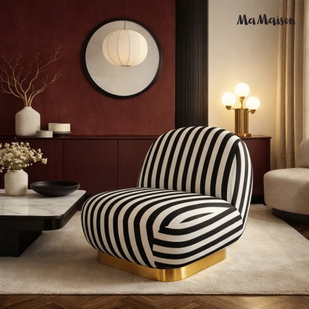 Mamaison Fotel Obrotowy Azure Biały /     Czarny