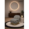 Mamaison Fotel Obrotowy Azure Biały /     Czarny