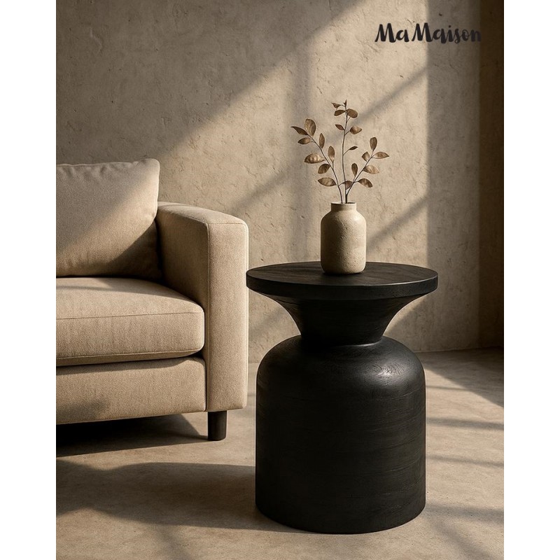 Mamaison Stolik Bisato Czarny