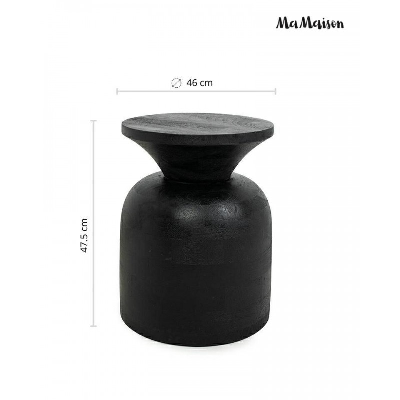 Mamaison Stolik Bisato Czarny