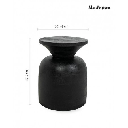 Mamaison Stolik Bisato Czarny