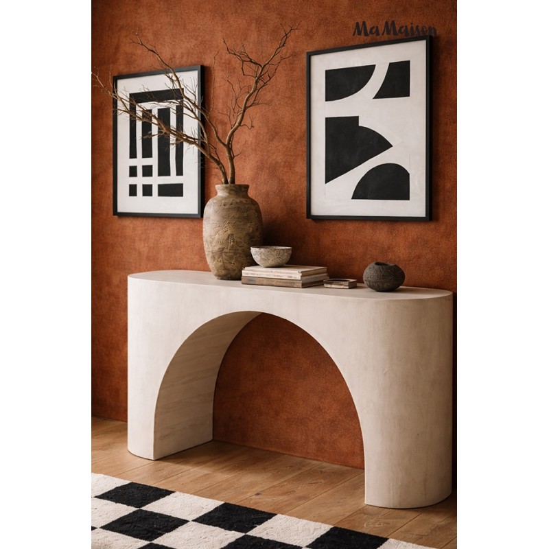 Mamaison Konsola Icaro Beżowa / Drewno