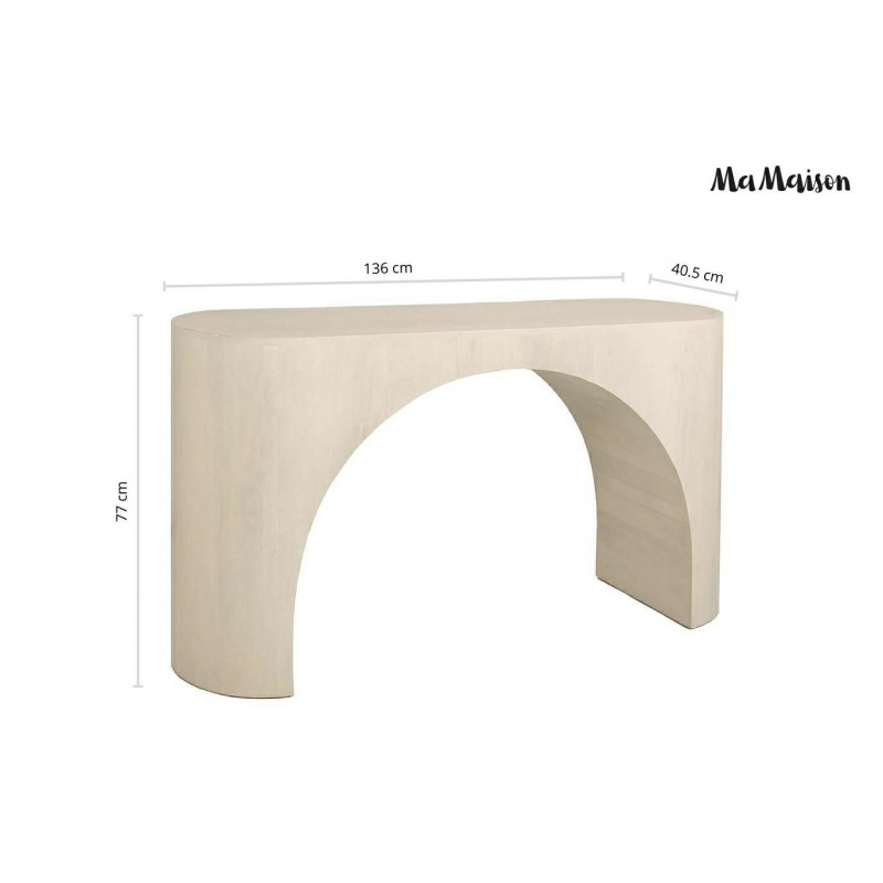 Mamaison Konsola Icaro Beżowa / Drewno