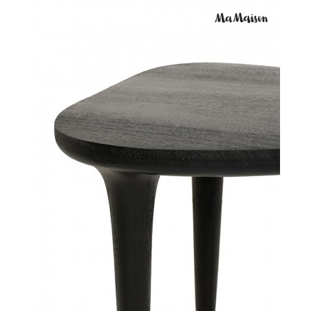 Mamaison Stolik Laminar Czarny / Drewno