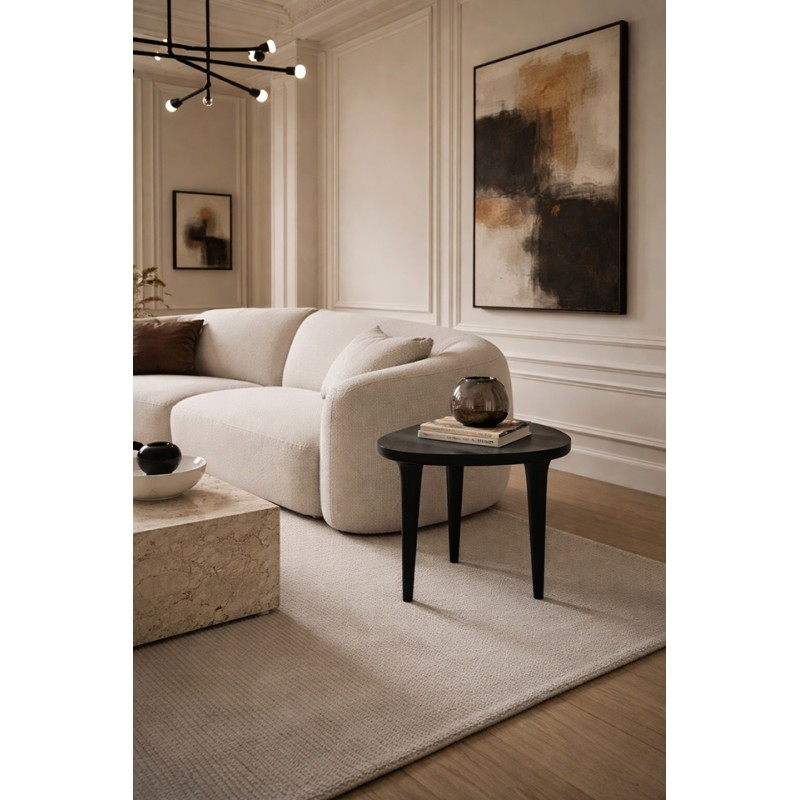 Mamaison Stolik Laminar Czarny / Drewno