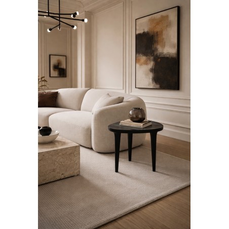 Mamaison Stolik Laminar Czarny / Drewno