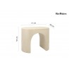 Mamaison Stolik Icaro Beżowy / Drewno