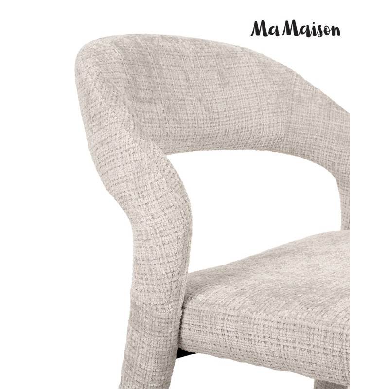 Mamaison Krzesło Kos Beżowe