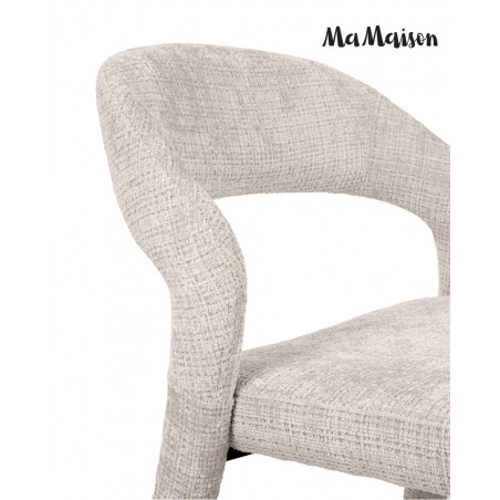Mamaison Krzesło Kos Beżowe