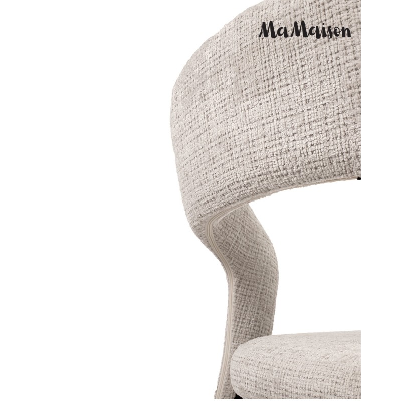 Mamaison Krzesło Kos Beżowe