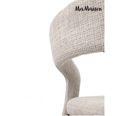 Mamaison Krzesło Kos Beżowe