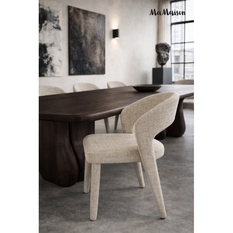 Mamaison Krzesło Kos Beżowe