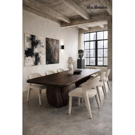 Mamaison Krzesło Kos Beżowe