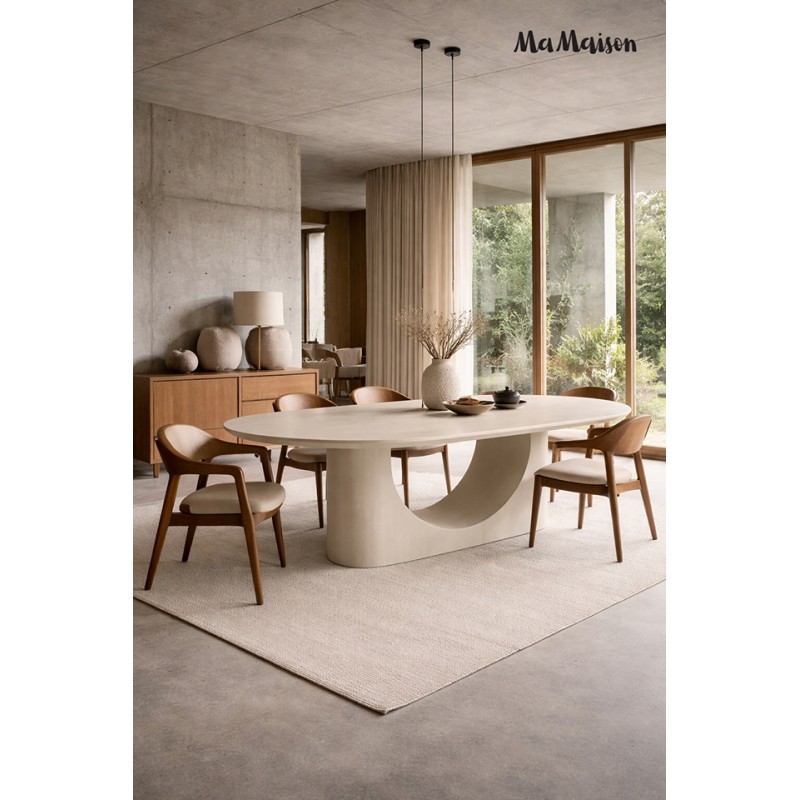 Mamaison Stół Jadalniany Icaro 220        Beżowy / Drewno