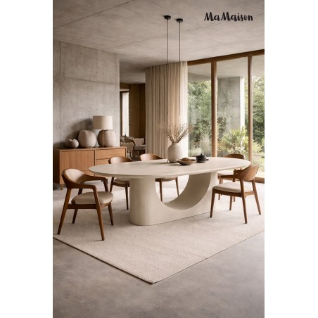 Mamaison Stół Jadalniany Icaro 220        Beżowy / Drewno