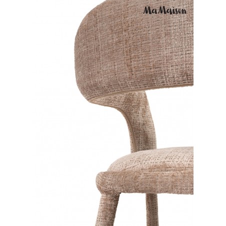 Mamaison Krzesło Iris Beżowe