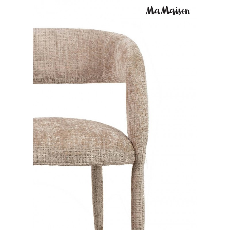 Mamaison Krzesło Iris Beżowe
