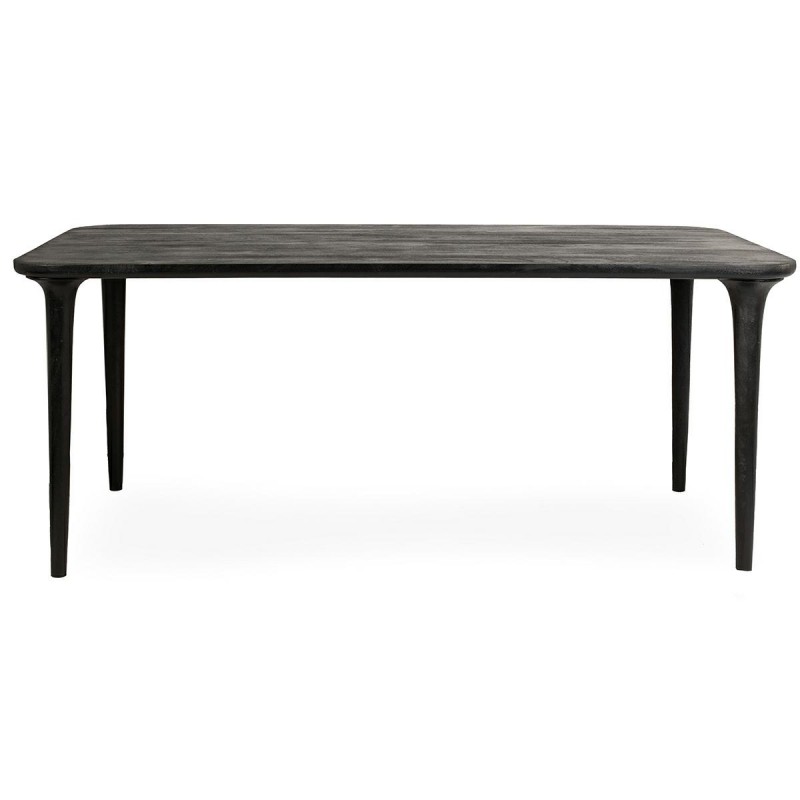 Mamaison Stół Jadalniany Laminar 200      Czarny / Drewno