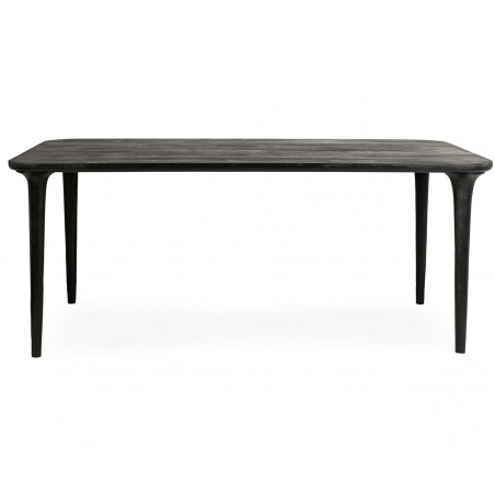 Mamaison Stół Jadalniany Laminar 200      Czarny / Drewno