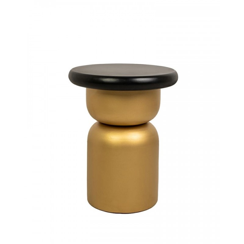 Mamaison Stolik Leonardo Czarny / Złoty
