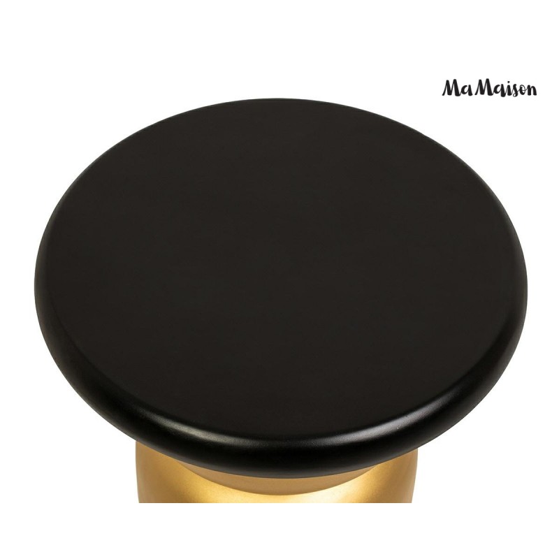 Mamaison Stolik Leonardo Czarny / Złoty