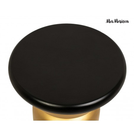 Mamaison Stolik Leonardo Czarny / Złoty