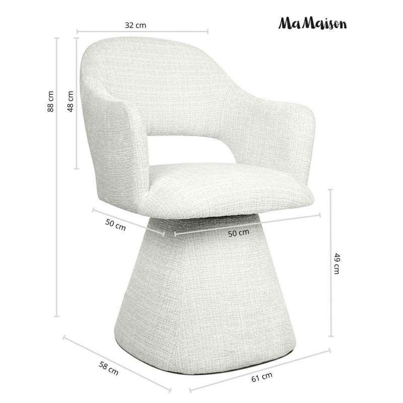 Mamaison Krzesło Verona Beżowe