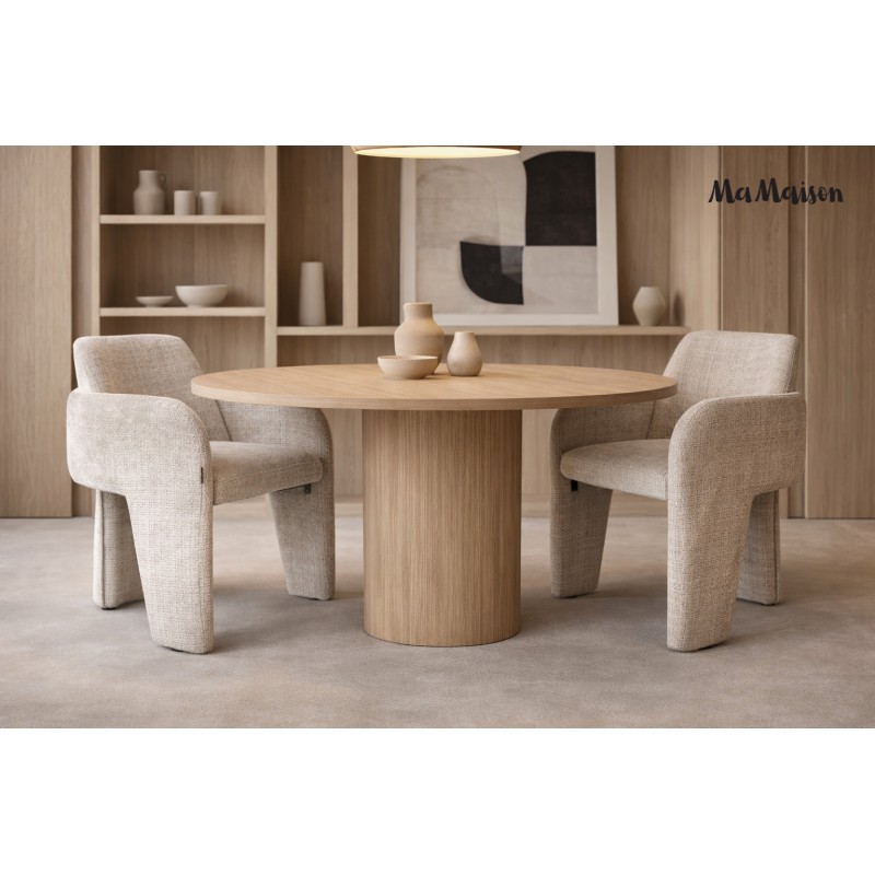 Mamaison Krzesło Lauren Beżowe