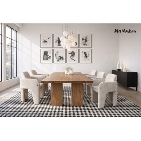 Mamaison Krzesło Lauren Beżowe