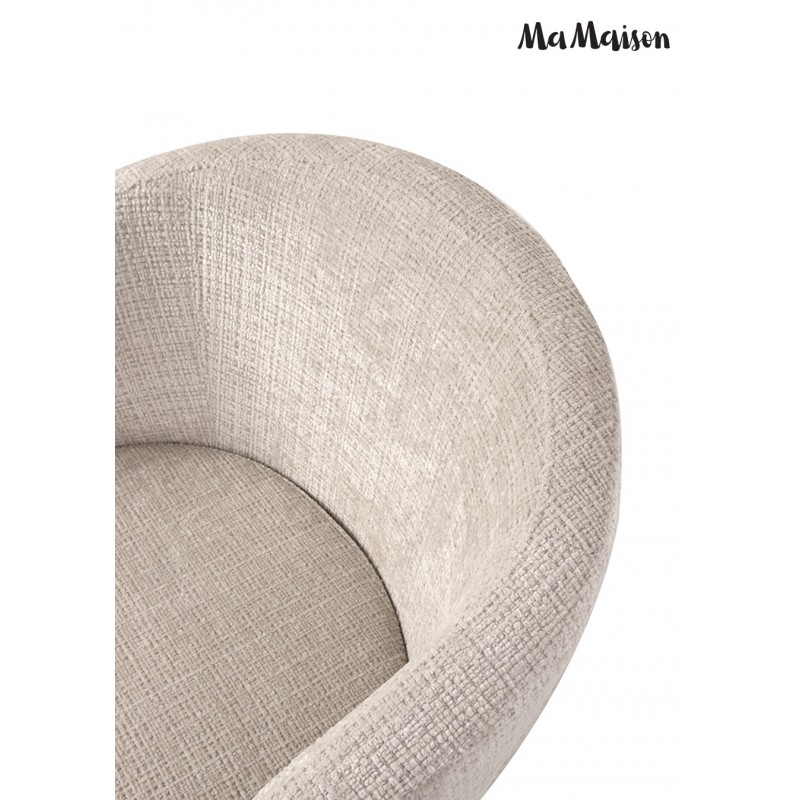 Mamaison Krzesło Shelly Beżowe