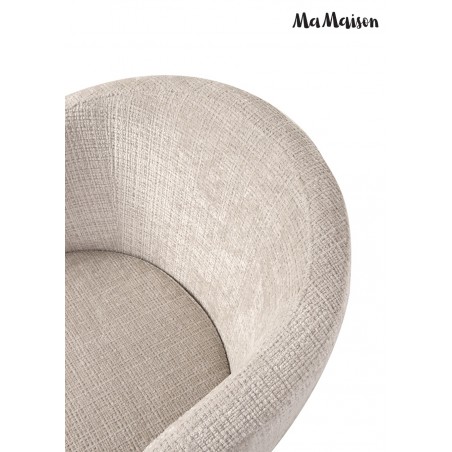 Mamaison Krzesło Shelly Beżowe