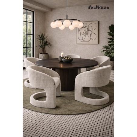 Mamaison Krzesło Shelly Beżowe