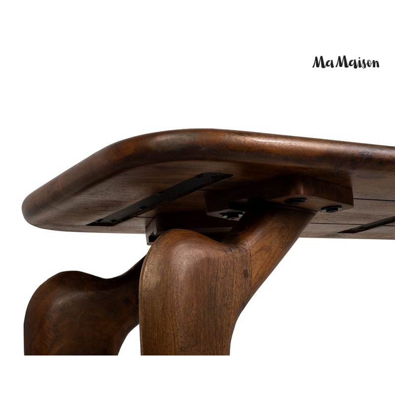 Mamaison Konsola Orizon Brązowa / Drewno