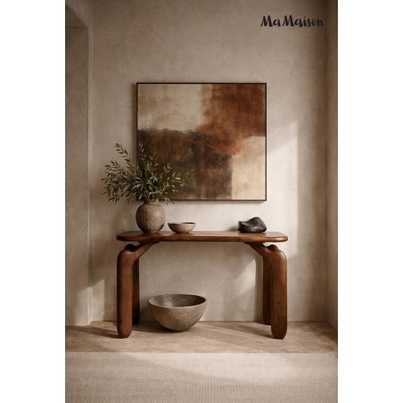 Mamaison Konsola Orizon Brązowa / Drewno