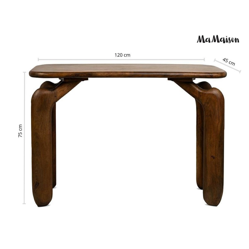 Mamaison Konsola Orizon Brązowa / Drewno