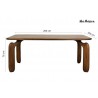 Mamaison Stół Jadalniany Orizon 200       Brązowy / Drewno