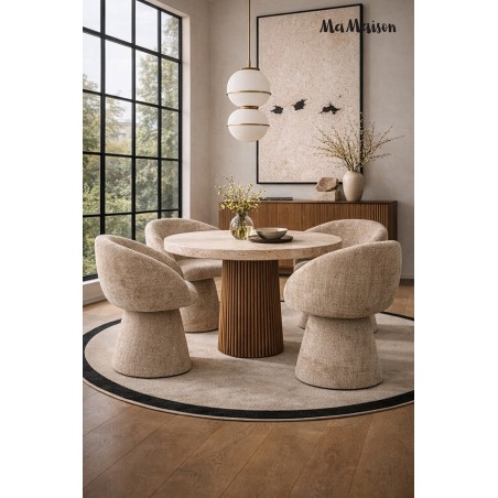 Mamaison Zestaw Stolików Kawowych Podium  Czarny