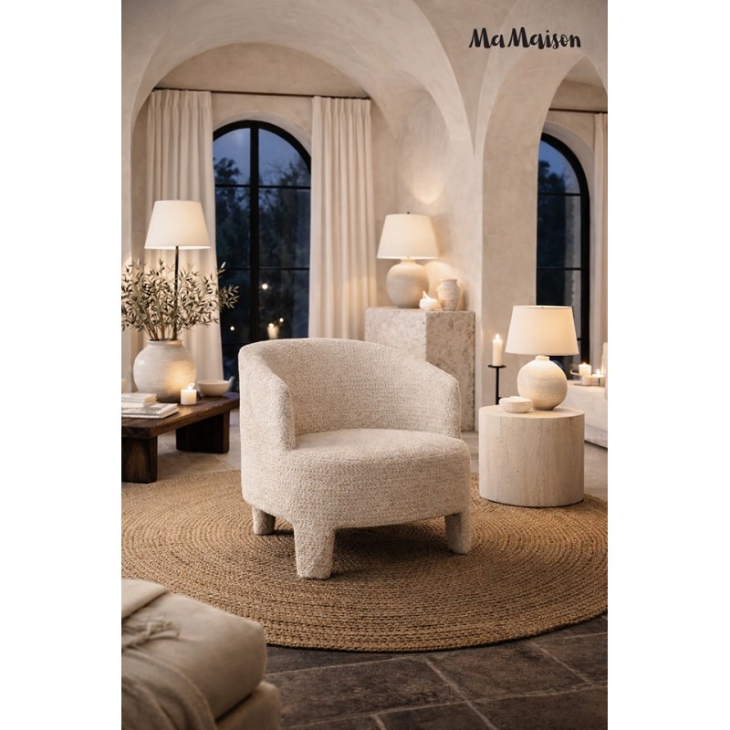 Mamaison Krzesło Oscar Beżowe