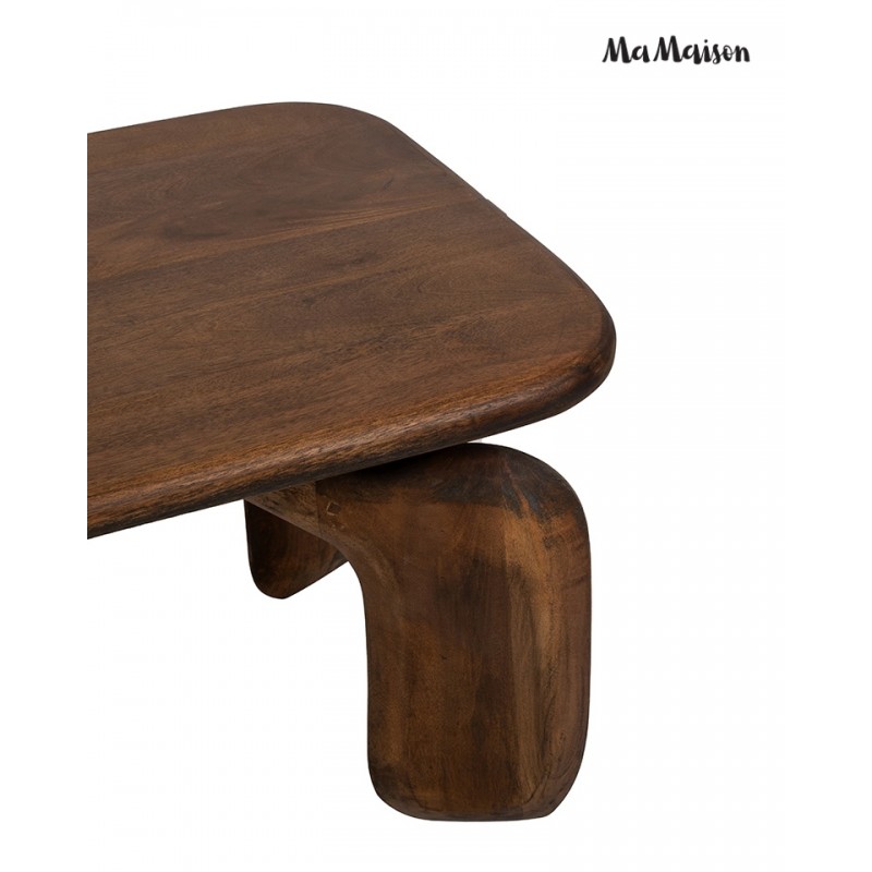 Mamaison Stolik Kawowy Orizon Brązowy /   Drewno