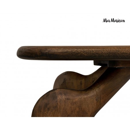 Mamaison Stolik Kawowy Orizon Brązowy /   Drewno