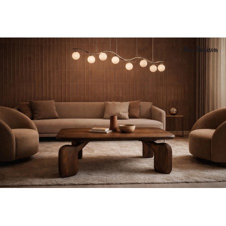 Mamaison Stolik Kawowy Orizon Brązowy /   Drewno