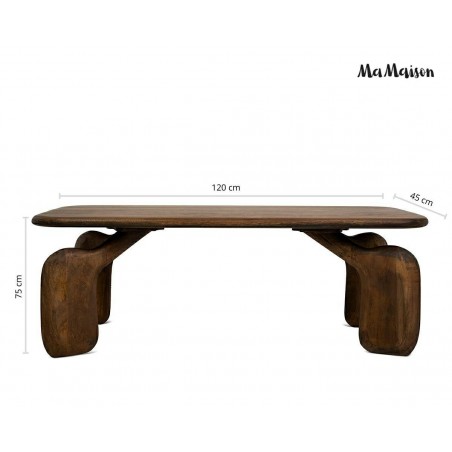 Mamaison Stolik Kawowy Orizon Brązowy /   Drewno