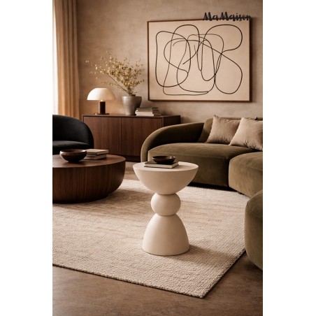 Mamaison Stolik Tadao Beżowy