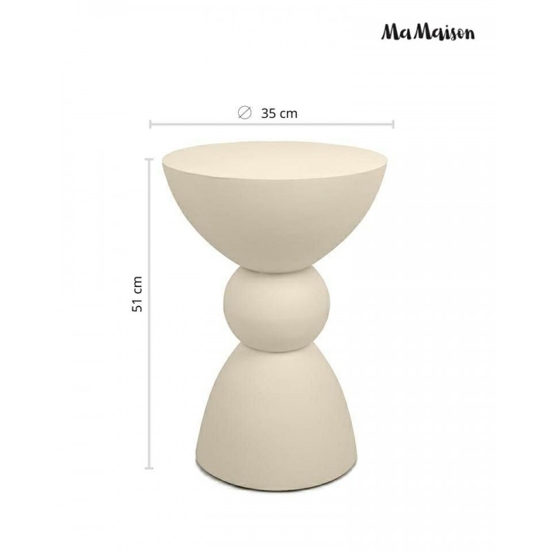 Mamaison Stolik Tadao Beżowy