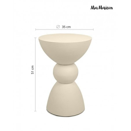 Mamaison Stolik Tadao Beżowy