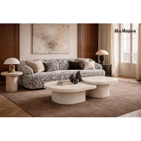 Mamaison Zestaw Stolików Kawowych Otto    Beżowy