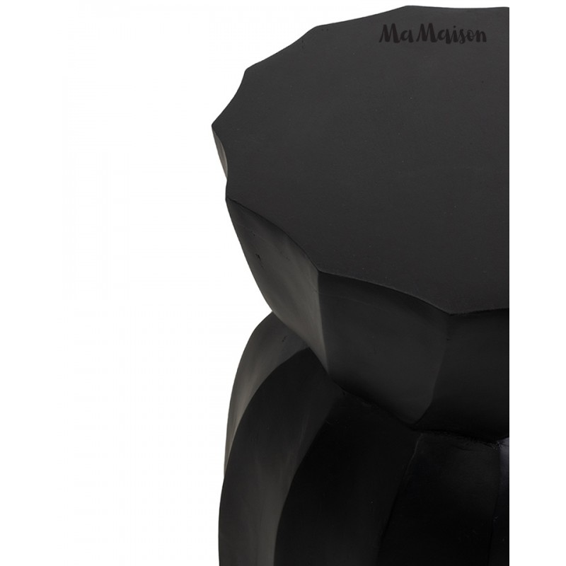 Mamaison Stolik Rolling Czarny / Drewno